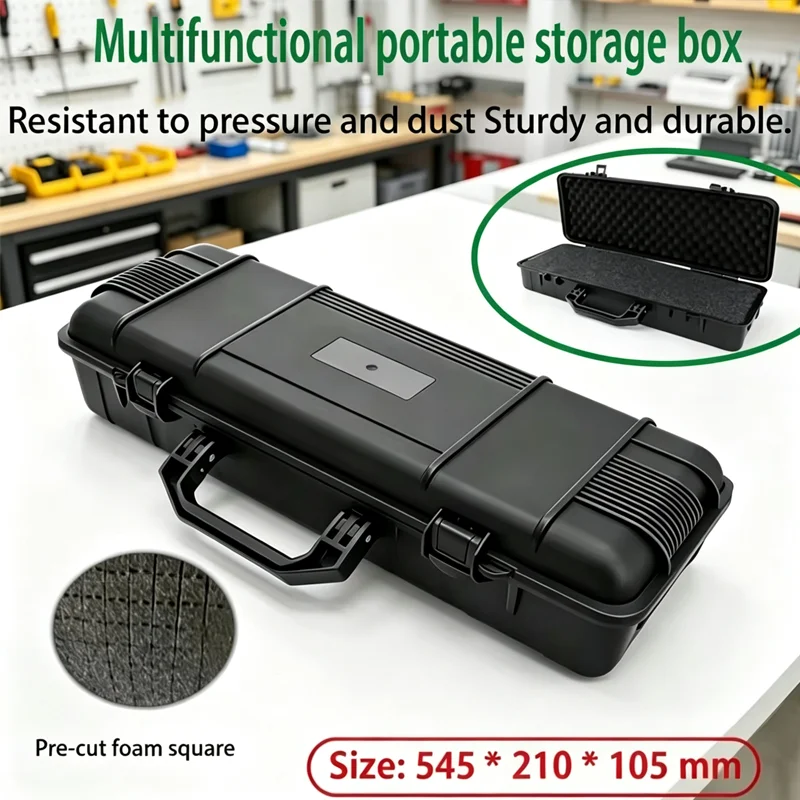 Safety Instrument Tool Box Protective Waterproof Shockproof Toolbox Sealed Tool Case Impact Resistant Suitcase With Sponge