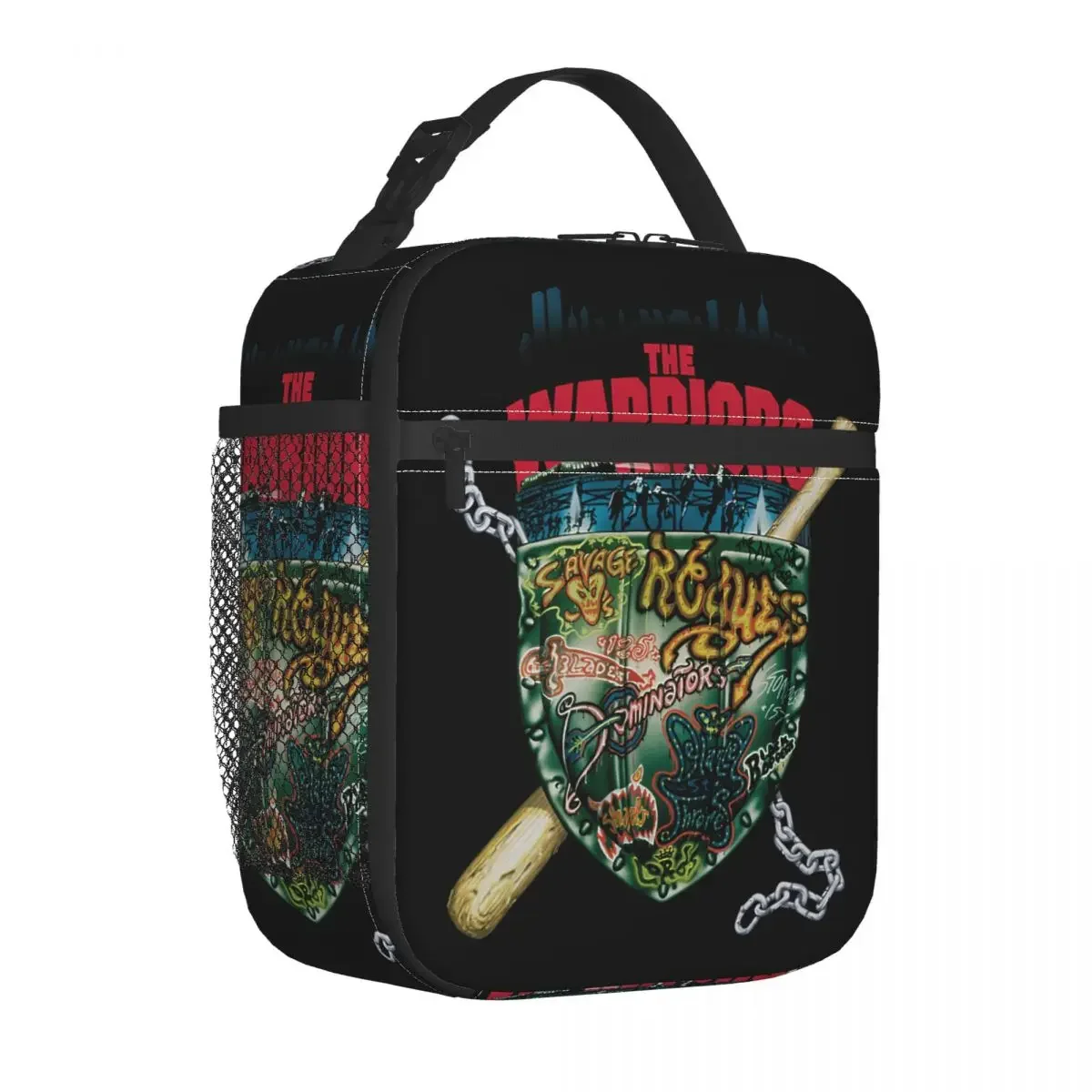 The Warriors Shield Insulated Lunch Bag Thermal Meal Container Leakproof Tote Lunch Box Food Handbags Work Picnic