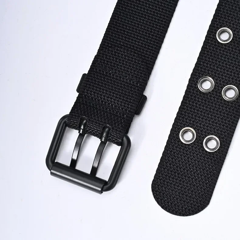 Big Size 120-140cm New Breathable Nylon Fabric Outdoor Sport Pin Buckle Trousers Jeans Men Tactical Belt_maomaolike.com
