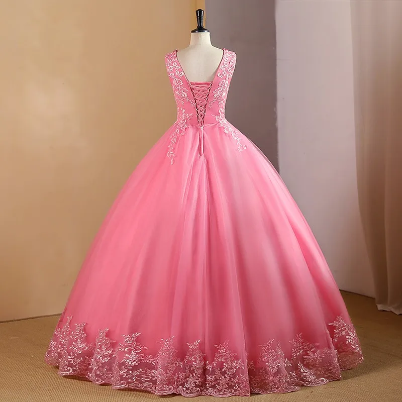 Ashley Gloria 15 Quinceanera Dresses Party Dress Sweet Lace Birthday Ball Gown Real Photo 15 Year Old Dress Customized