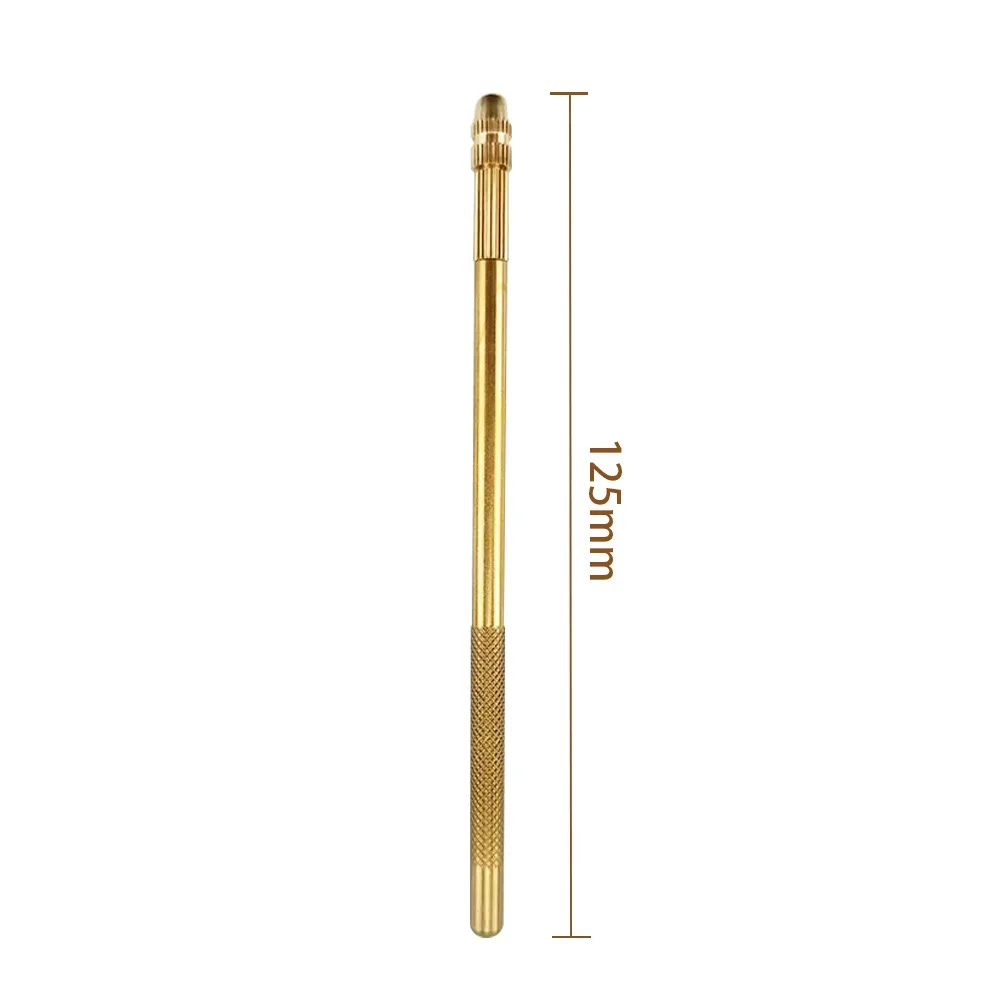 4pcs Ventilating Needles +1 Brass Ventilating Holder For Repair Lace Wigs Toupee Hairpiece Wig Knotting Hook Sets Beaded Hook