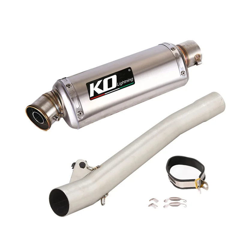 For Suzuki Bandit 600 GSF 600 1995-2006 Motorcycle Exhaust Tips Mid Connect Link Pipe Slip On 51mm Muffler With DB Killer