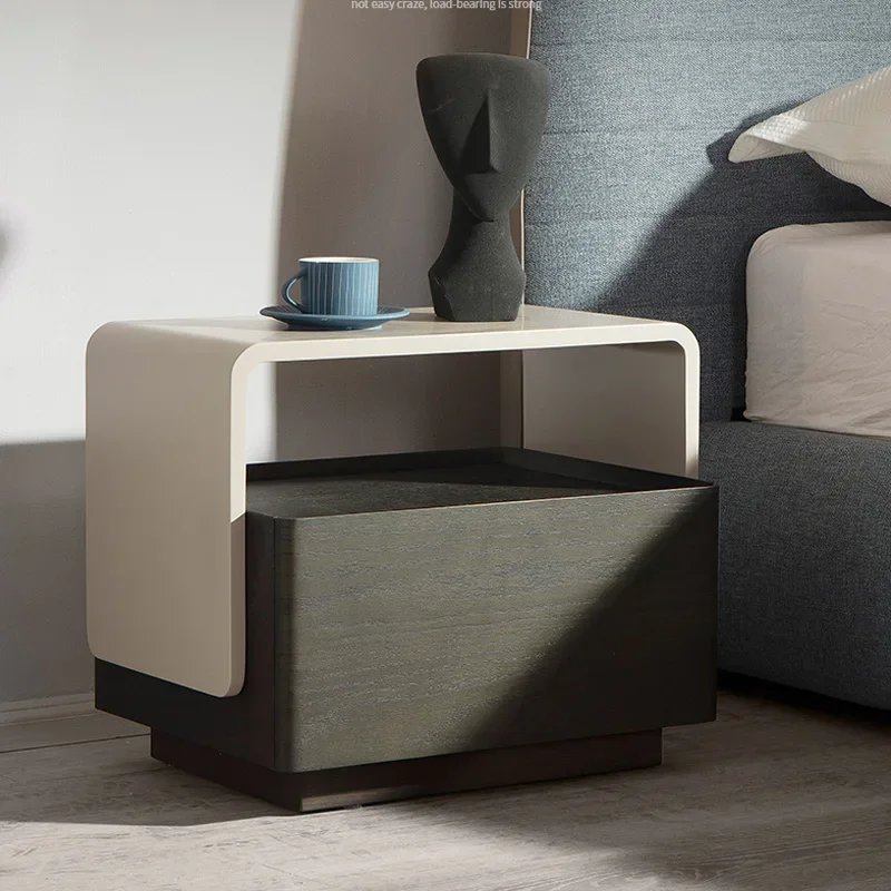 Room Bedside Table Sofa Side Nightstands Open Cabinets Wood Coffee Mini Storage Bed Desk Small Mesitas De Noche Night Furniture