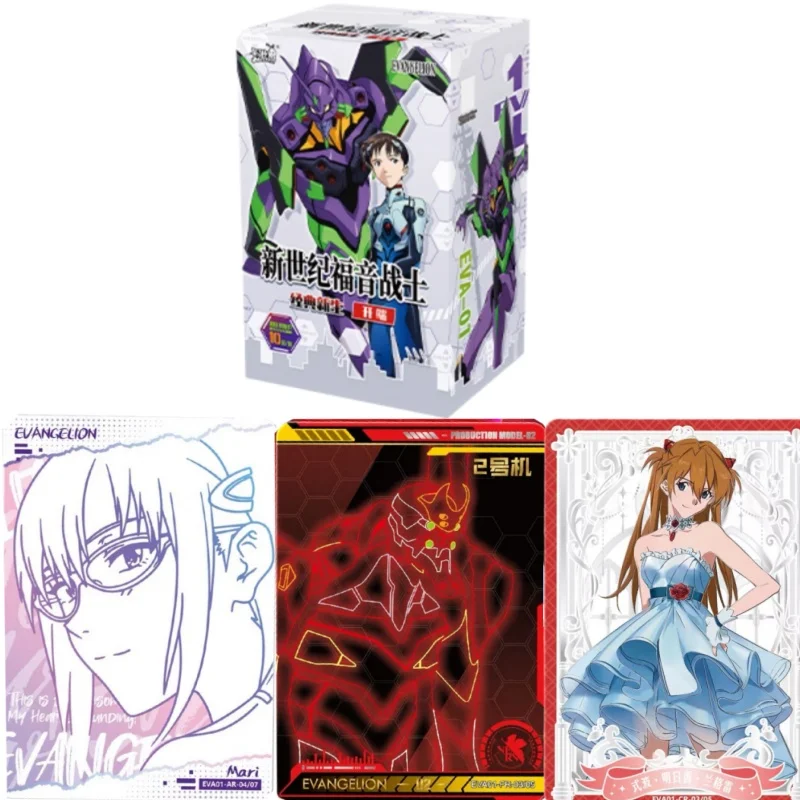 KAYOU Genesi Evangelion Card Asuka Langley Soryu Ayanami Rei Ikari Shinji EVA Mech Beginning Collection Anime Card Original Box