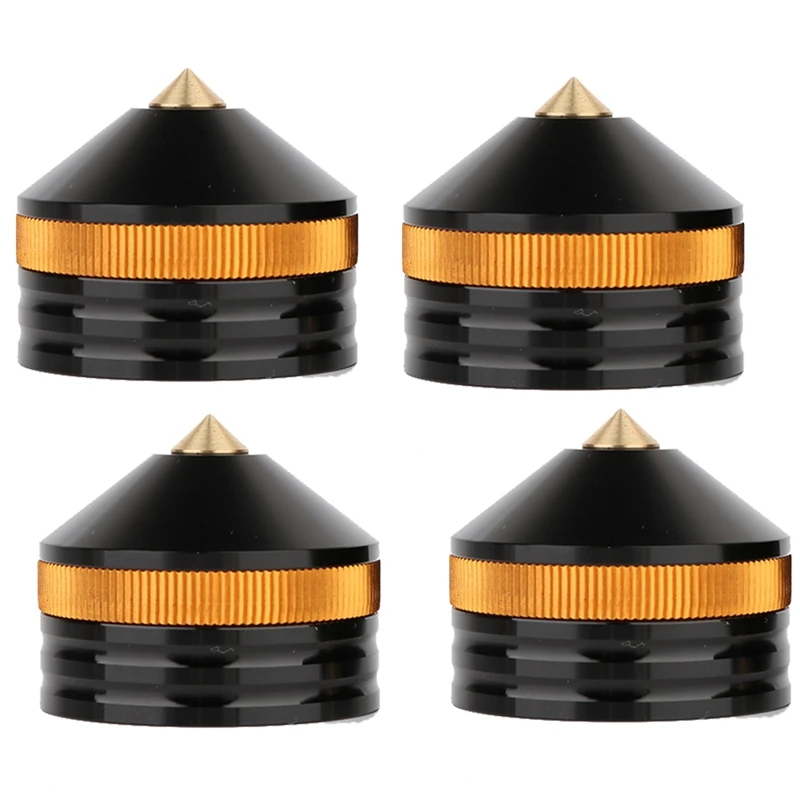 4Pcs Speaker Stand Feet Pad Metal Spikes Cone Floor Foot Nail For Loudspeakers Shoes Spike Shock