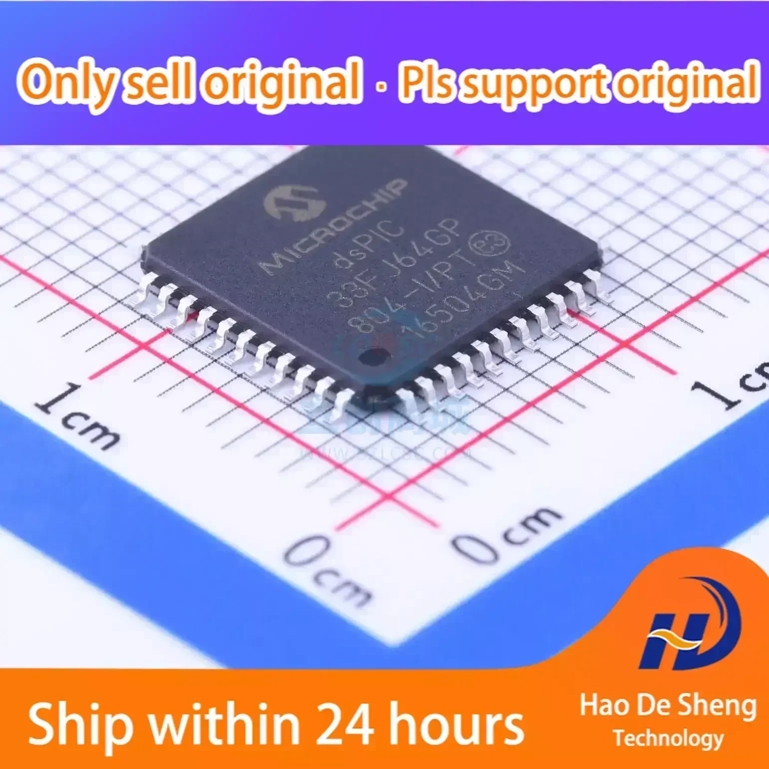 

1 шт./лот DSPIC33FJ64GP804-I/PT TQFP-44 Новый оригинальный товар в наличии