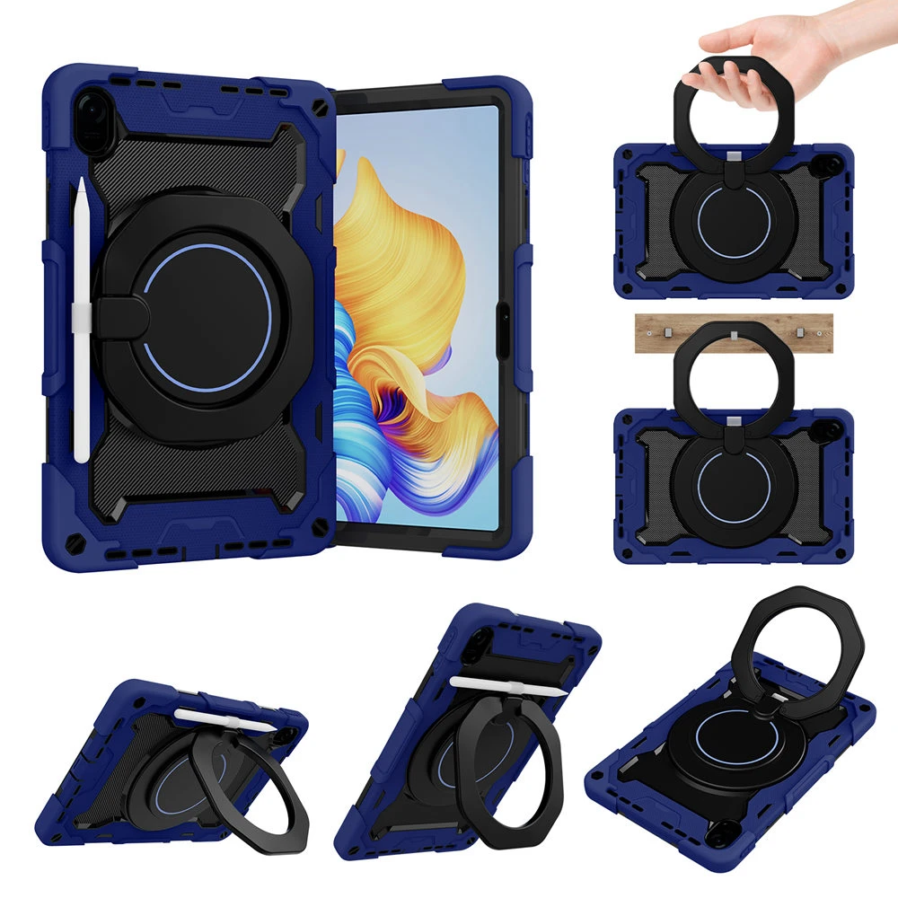 Imagem -06 - Silicone Shockproof Case com Pull Ring para Crianças Heavy Duty Safe pc Stand Tablet Cover Honor Pad Hy-w09 2023