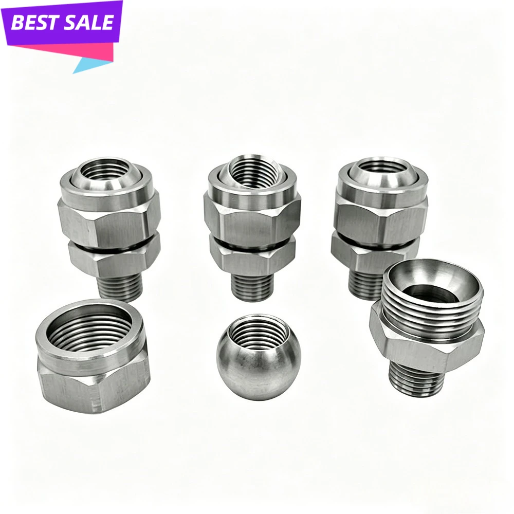 1/8 1/4 3/8 1/2 3/4 Stainless Steel Ball Universal Joint,155 Adjustable Ball Fittings,Connector,Adjustable Swivel Ball Joints