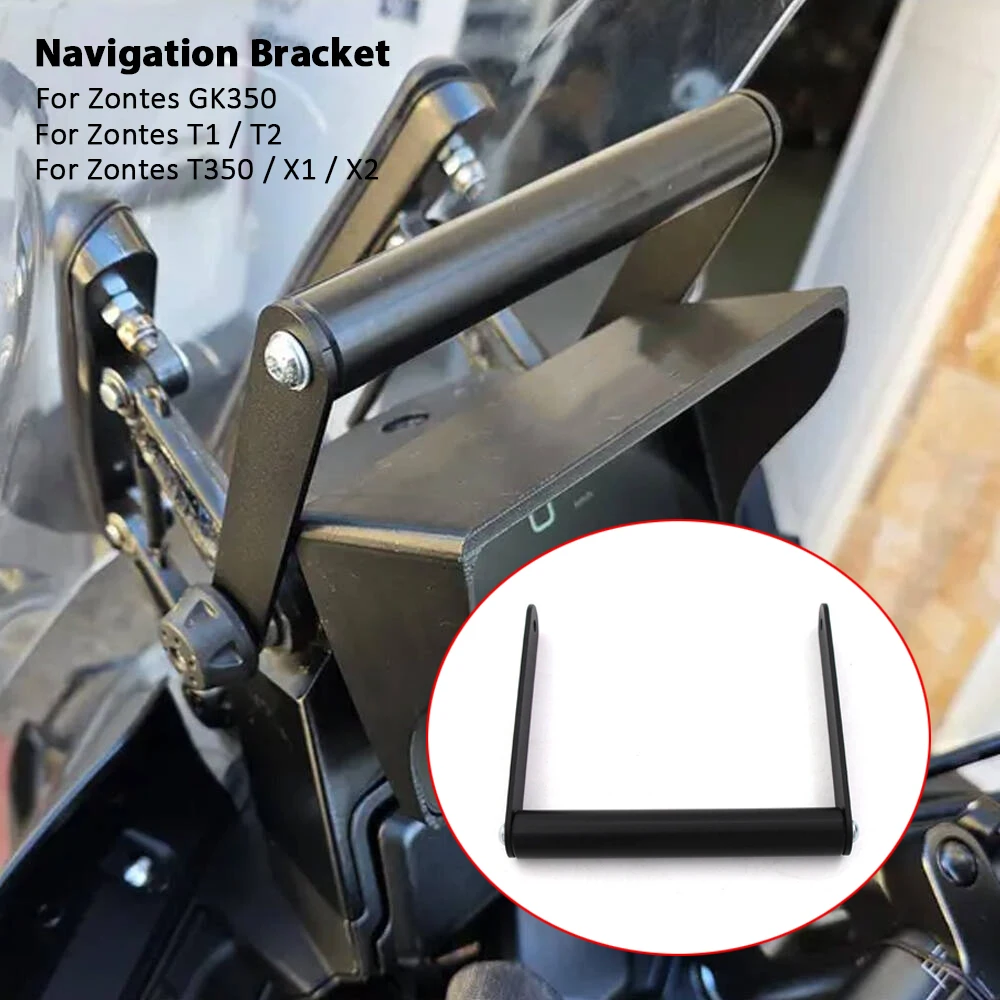 Motorcycle Navigation Bracket For Zontes GK350 Zontes T350 / X1 / X2 Z
