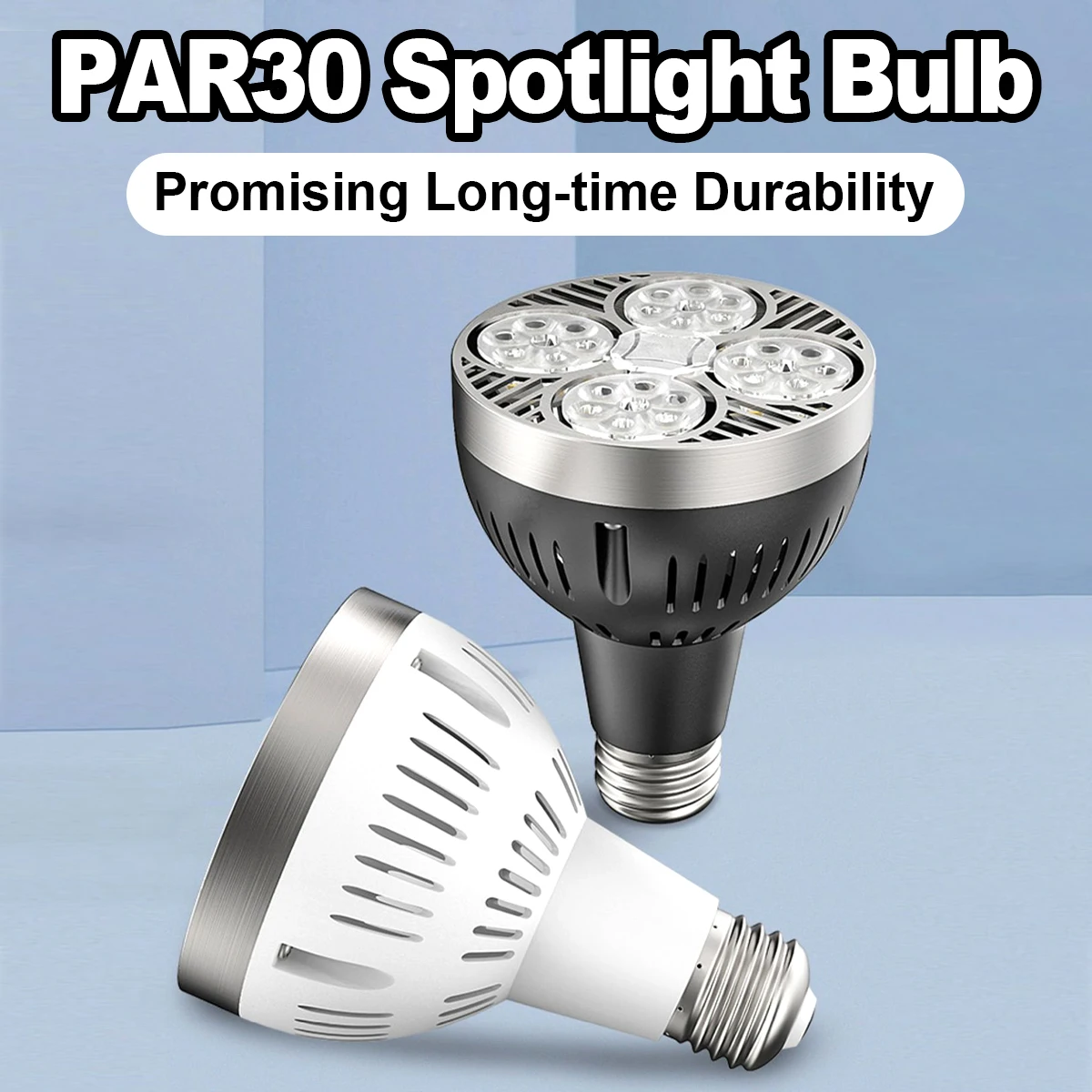 Par30 Led Light 220v 24degree Beam 25w 35w 40w 45w Cool Neutral Warm White Track E27 Bulbs Par Lights Lamp Spotlight Indoor Spot