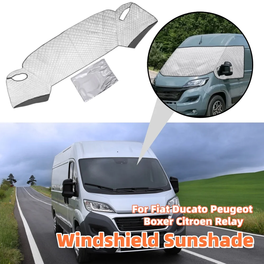 

Car Window Sunshade Side Windshield Sunshade Thermal Wrap Black Out Blinds For Fiat Ducato Peugeot Boxer RV Sunshade Accessories