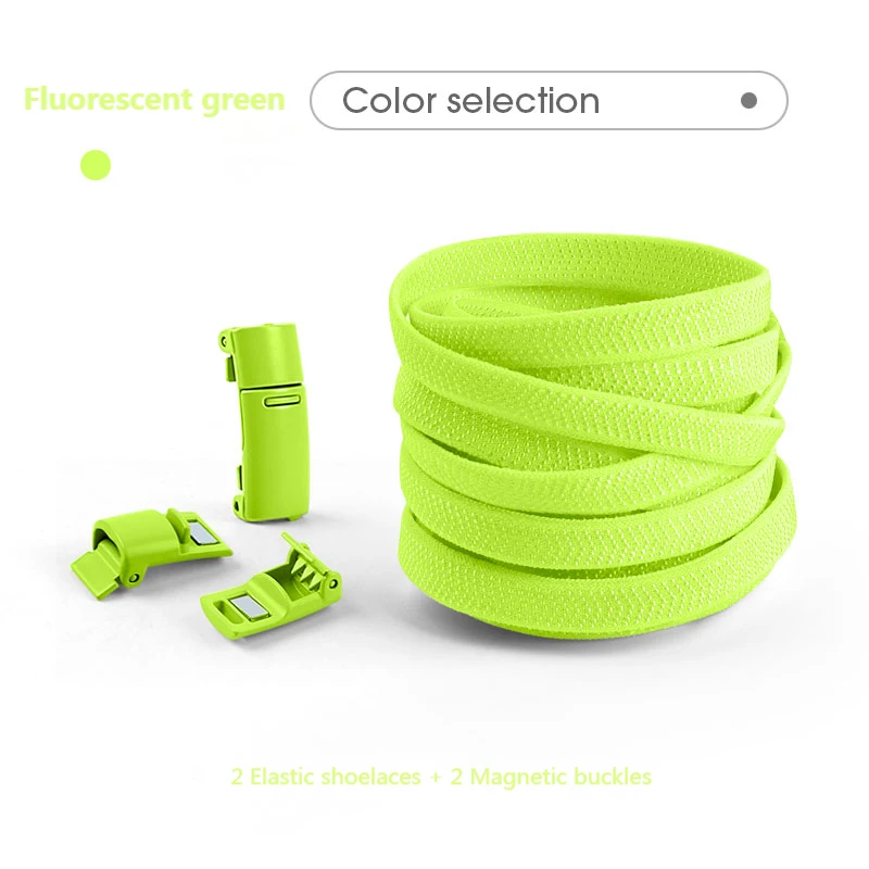 Magnetverschluss-Schnürsenkel ohne Bänder, bunte elastische Schnürsenkel, Sneakers, ohne Krawatte, Schnürsenkel für Kinder und Erwachsene, flache Schnürsenkel, Gummibänder