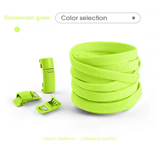 Magnetic Lock Shoelaces without ties Colorful Elastic Laces Sneakers No Tie Shoe laces Kids Adult Flat Shoelace Rubber Bands - Image 24