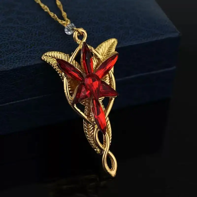 1PCS New Night Star Twilight Star Crystal Pendant Necklace, Ancient Silver Flame Cross Men's and Women's Necklace Pendant, Daily