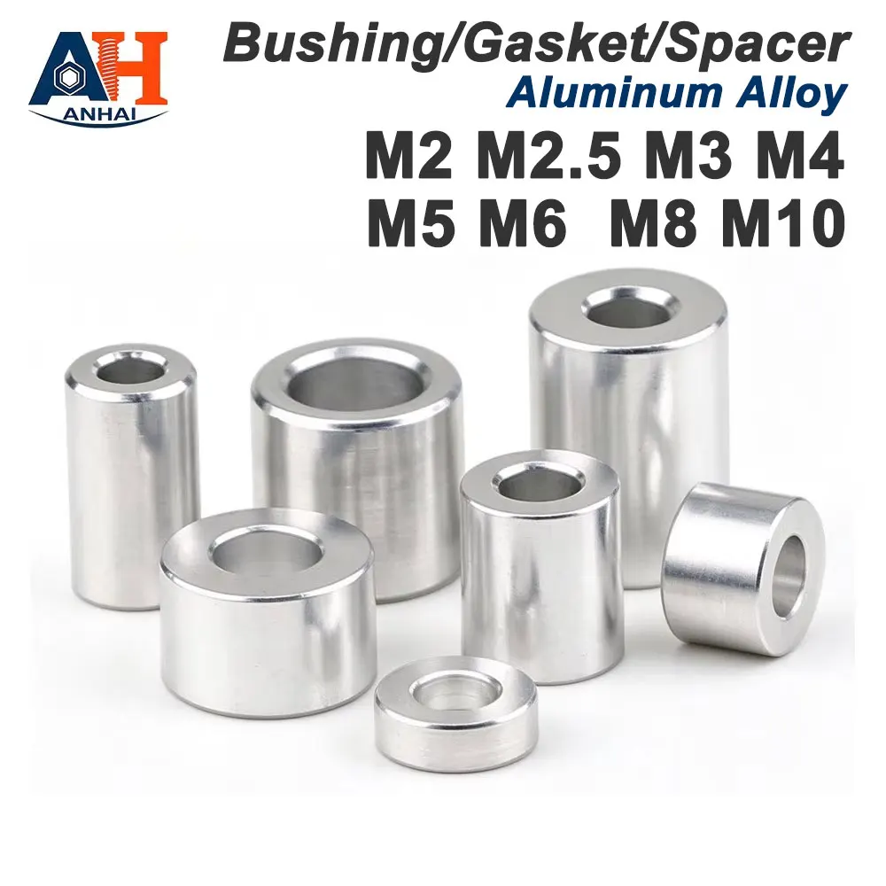 Aluminum Alloy Flat Washer Bushing CNC Gasket Sleeve Non-threaded Stand-off Spacer for RC Type Part