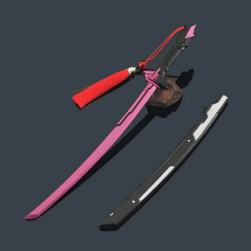 Valorant EX.O Edge – couteau d'arme mêlée, 30cm, périphérie de jeu, épée en métal, modèle d'arme, ornement de bureau, décoration, artisanat, cadeaux, jouets