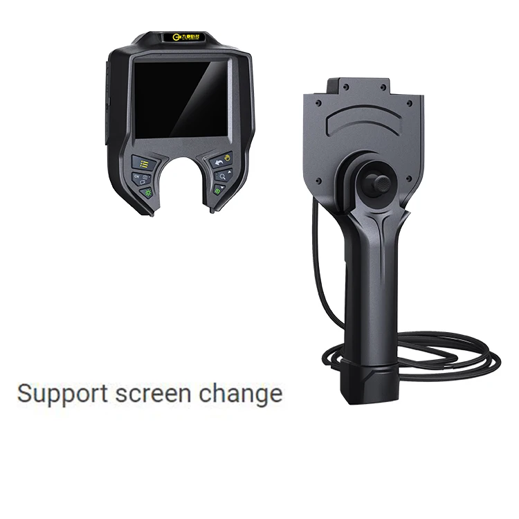 Handheld 3.5 Inch 6mm 4 Way Articulating Drain Pipe Inspection Borescope Videoscope Endoscope Camera For Car Engine And Boat