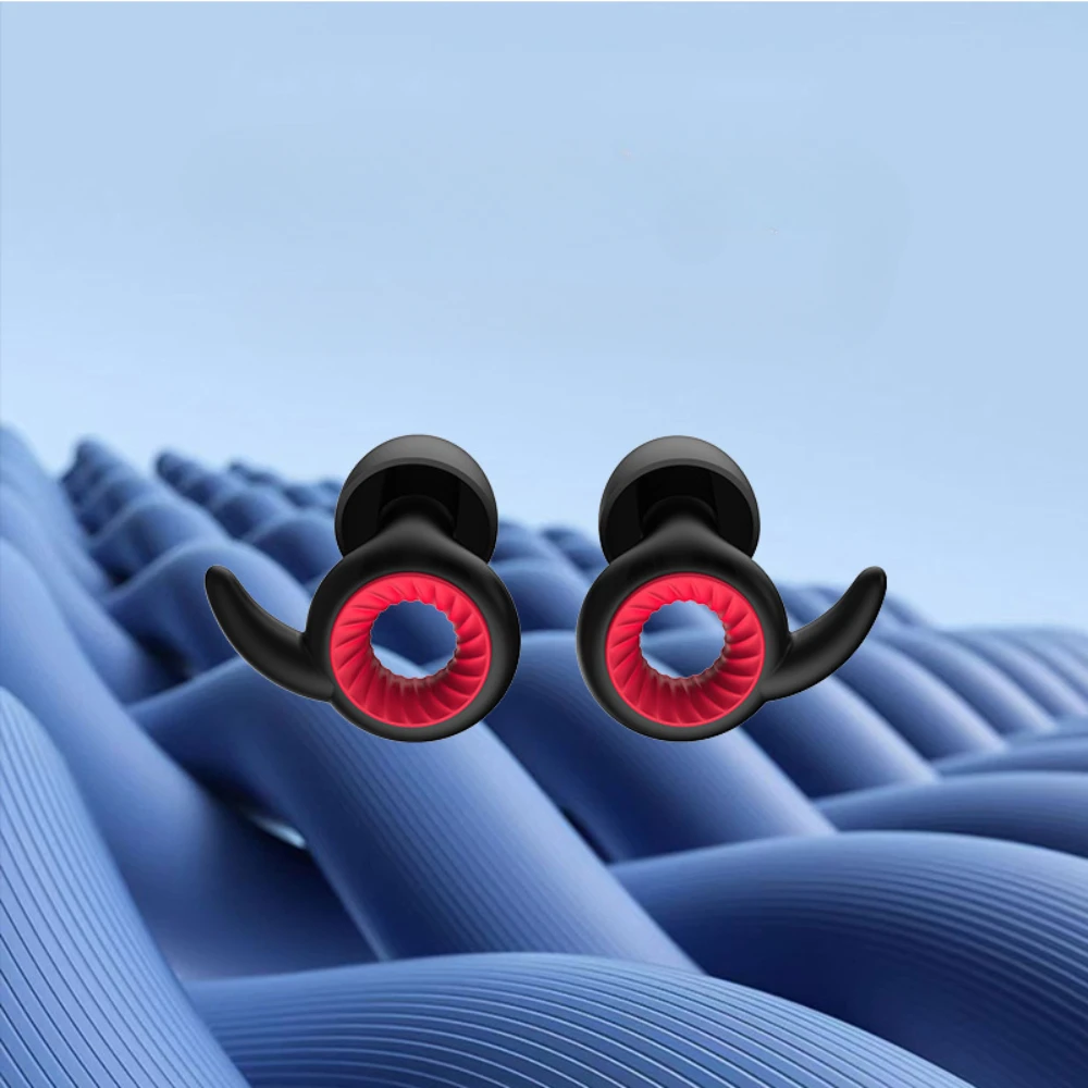 Bouchons d'oreille anti-bruit en silicone, prohibe la protection auditive, bouchon d'oreille de natation étanche, aide au sommeil réutilisable, produits d'isolation phonique