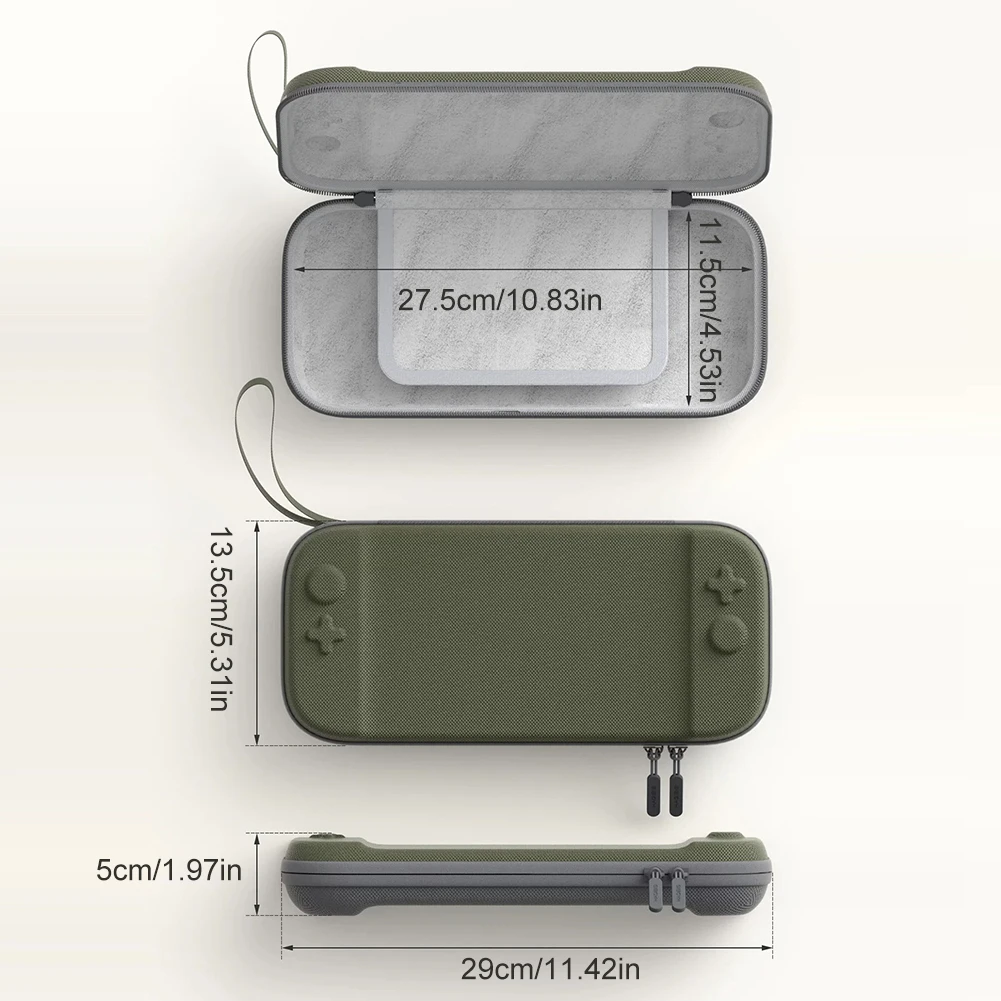 For NS2 Hard Shell Console Carry Bag Anti-Scratch Portable Organizer Case Oxford Cloth Carrying Protective Case Gifts for Friend