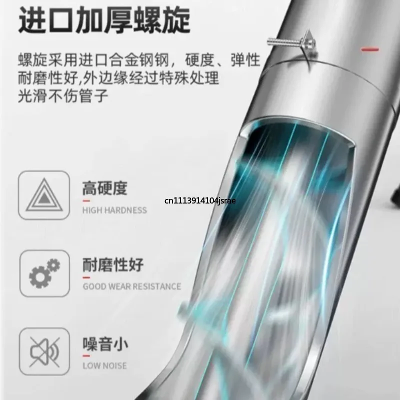 Commercial High Suction Grain Suction Machine, Truck Mounted Auger Screw Conveyor, Feed Loading Transport Equipment