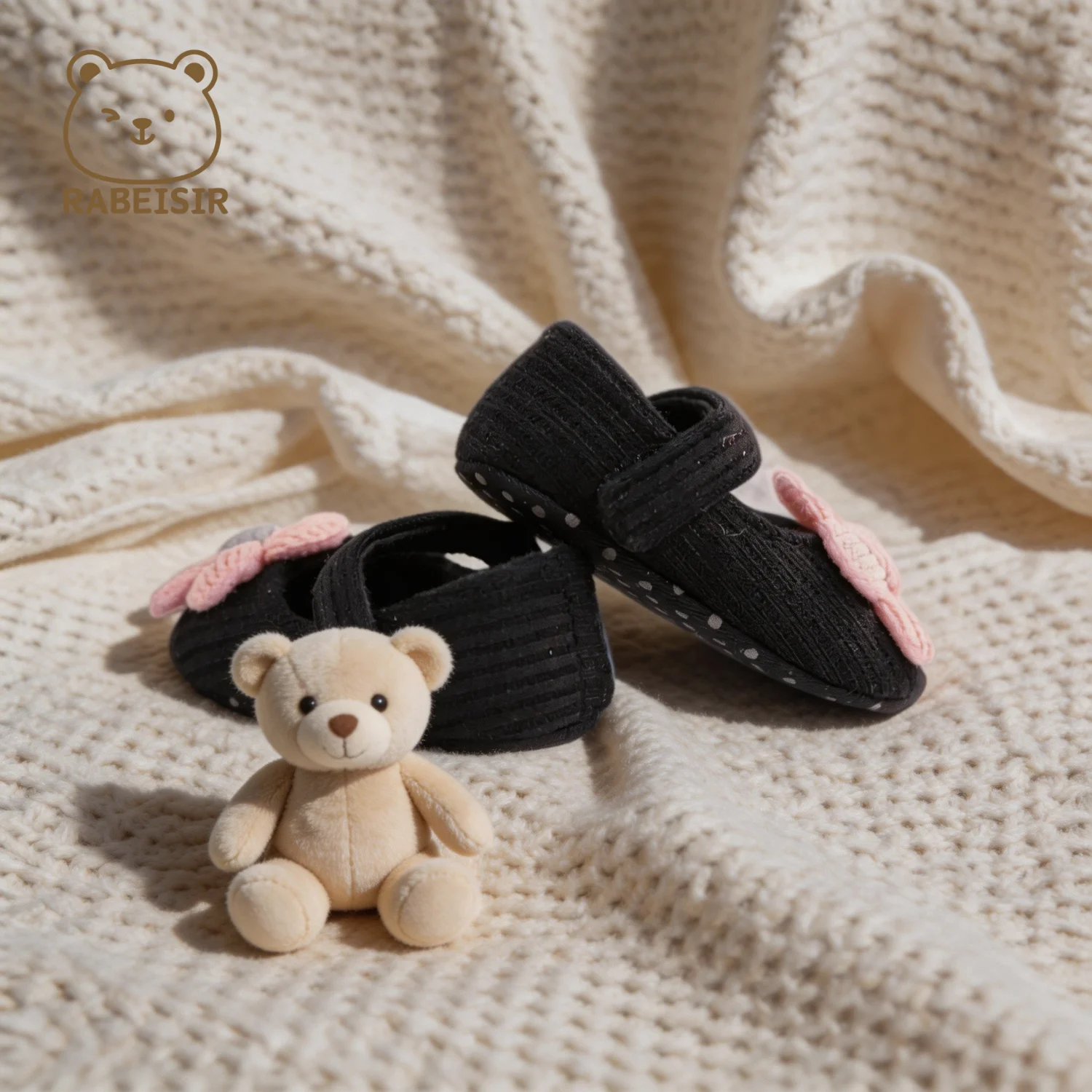 Niedliche Blumen-Mary-Jane-Flache Schuhe für Babys, trendige, leichte, weiche Schuhe für Party-Auftritte im Innen- und Außenbereich, Frühling – Detail 9