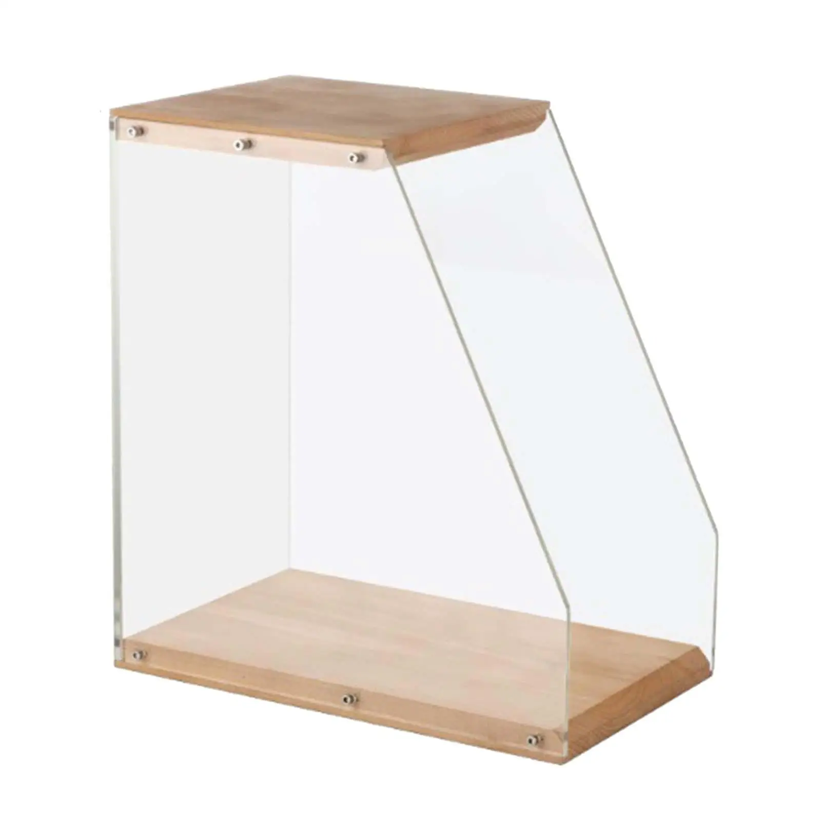 Bureau portable transparent moderne, albums en bois T1