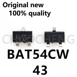 (5-10pcs)100% New original BAT54CW 43T  43T  43T KL7 SOT-23-3 Chipset