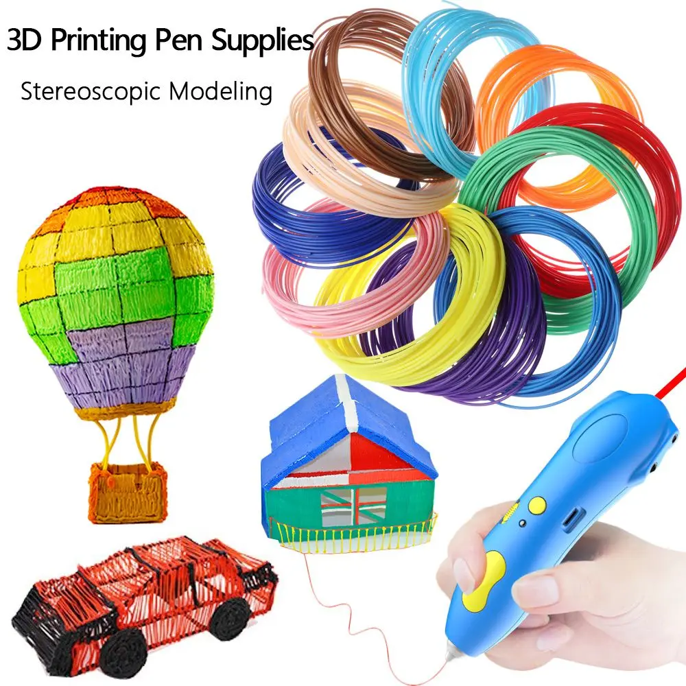Creative Arts Pen Accessories Arts Crafting Model Printer Tool 3D Printing Pen Supplies PLA Filaments Drawing Instrument