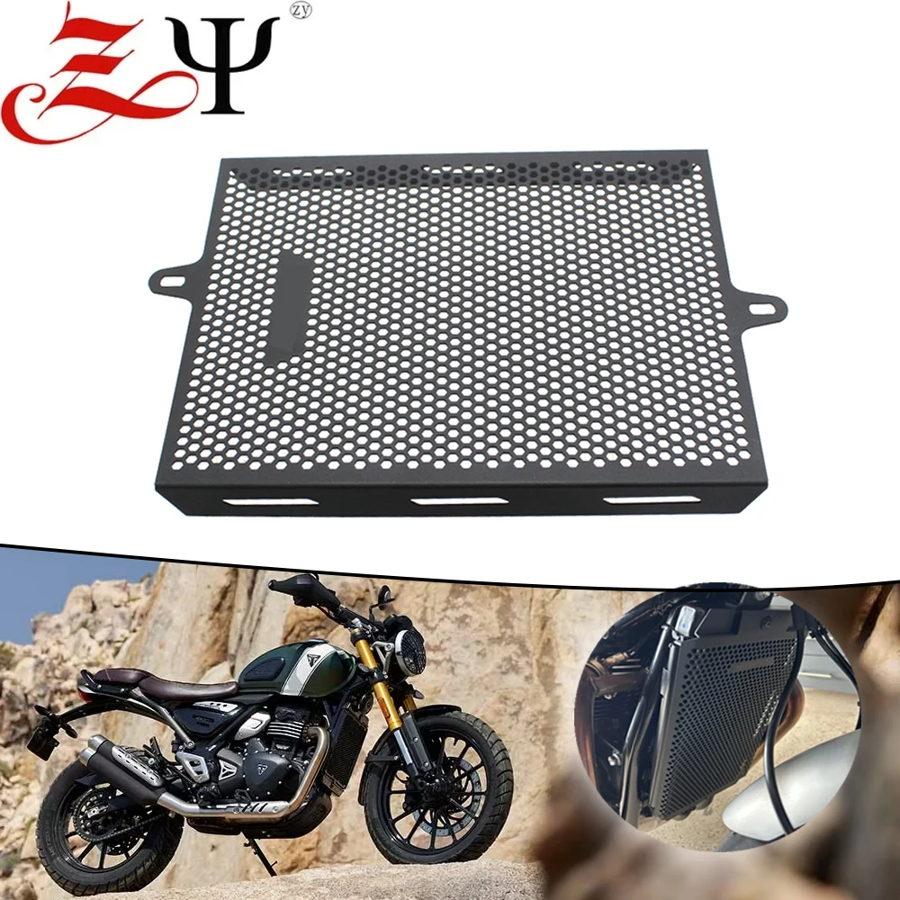 

Fit For Scrambler 400 X Speed 400 Scrambler400 X Speed400 2024 2025 Cooler Guard Cover Radiator Guard Grille Cover Protection
