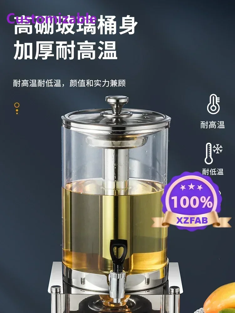 Factory Direct 2026 Commercial stainless steel thickened juice tripod buffet single and double head refrigerated drink machine t