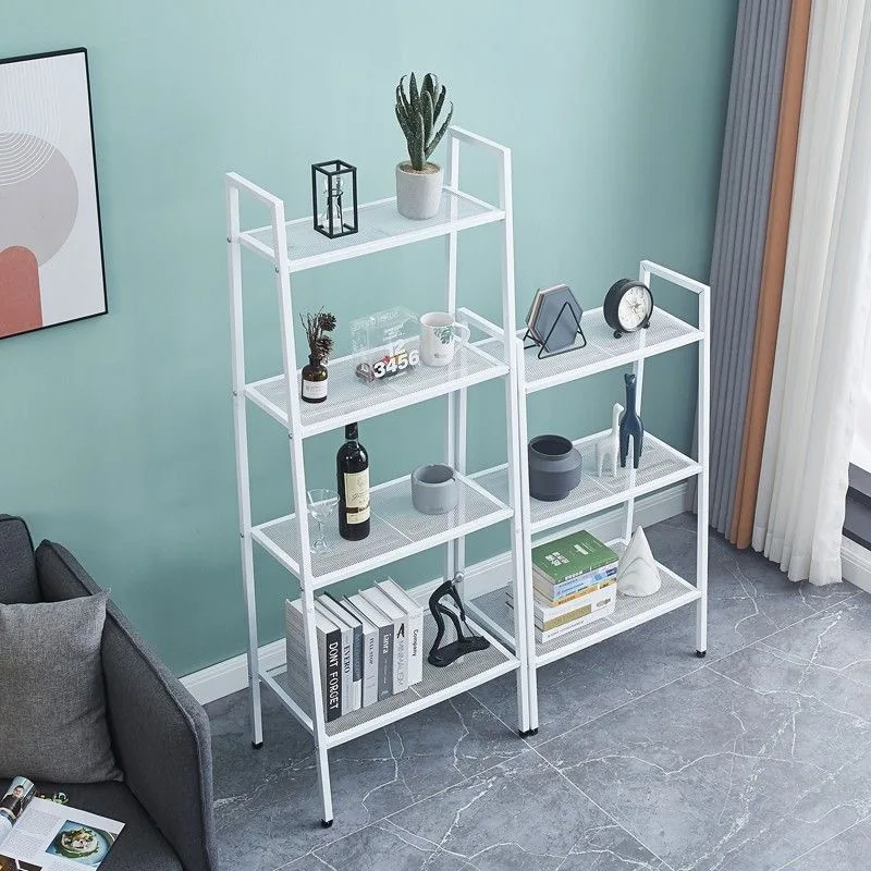 

Multifunction Living Room Iron Storage Rack Bookshelf And Storage Shelf Floor Simple Storage Rack Office Display Stand Bookcase