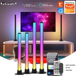 WIFI RGB Atmosfer Gece Lambası LED Müzik Ritim Algılama Lambası Oyun Yatak Odası Festivali Dekorasyon Işık Bluetooth Kontrol Işıkları