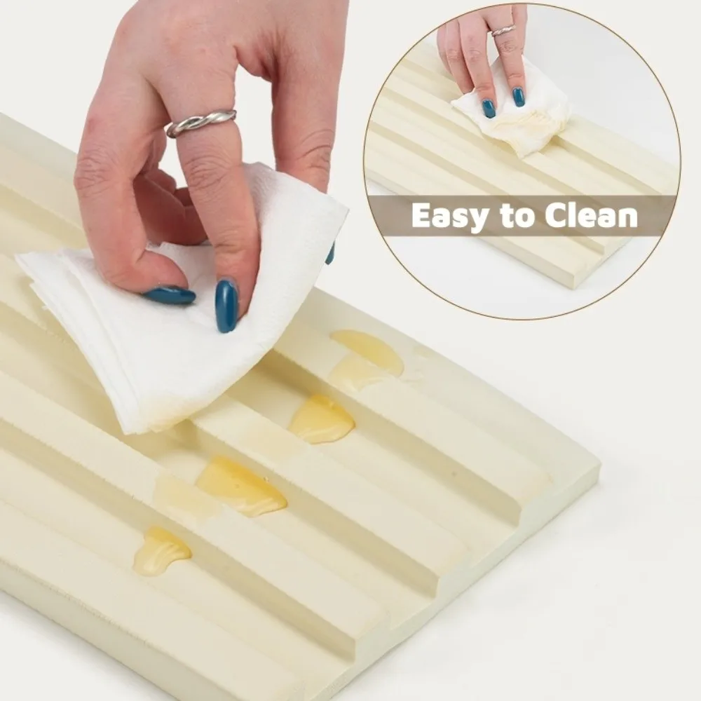 

3 Meter Imitation Grille Wall Sticker NBR Foam Waterproof Fluted Wall Panel Moisture-proof Self-adhesive Fluted Wall Trim