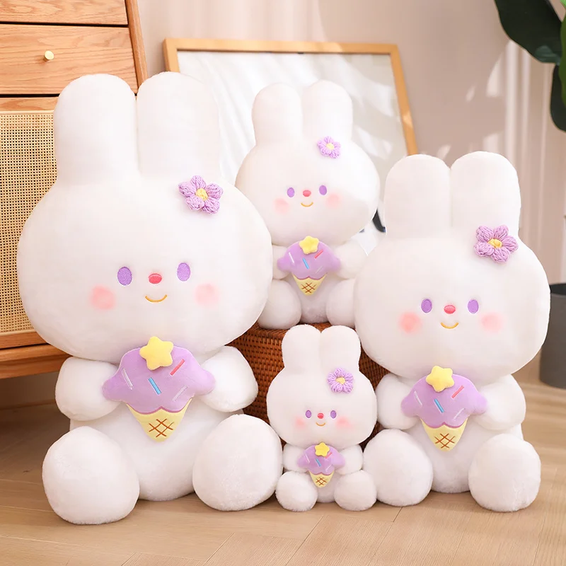 25/40/50/65cm Cute Sweet Rabbit Plush Toy Large Size Stuffed Animals Bunny Plushies Doll Kawaii Soft Kids Toys for Girls Gifts