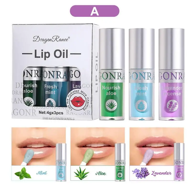 Nuovo Lip Oil idratante rimpolpante Lip Coat per rossetto Lipgloss colorato Lip Plumper siero labbra Glow Oil trattamenti labbra trucco