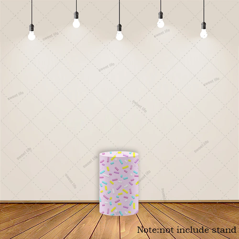 الآيس كريم كاندي اسطوانة طيدة يغطي استحمام الطفل حفلة عيد ميلاد الحلويات ديكور للطاولات اسطوانة يغطي