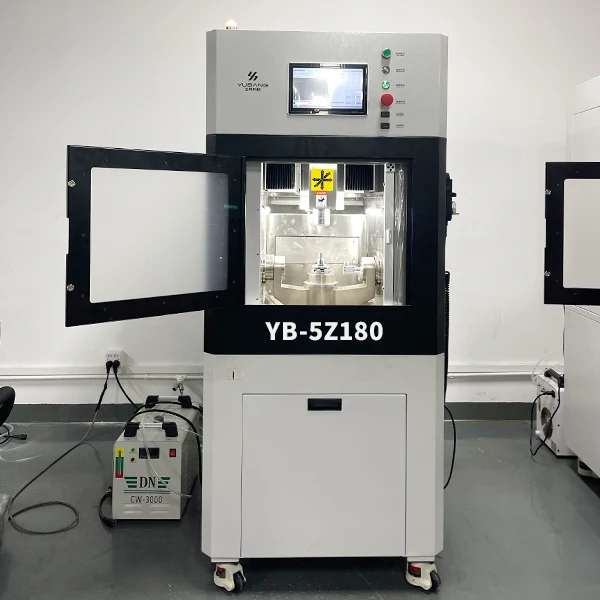 Yubang Compact 5-Axis CNC Jewelry Machining Center 0.01mm Precision 2.4kW Spindle Automatic Tool Change for Engraving Milling