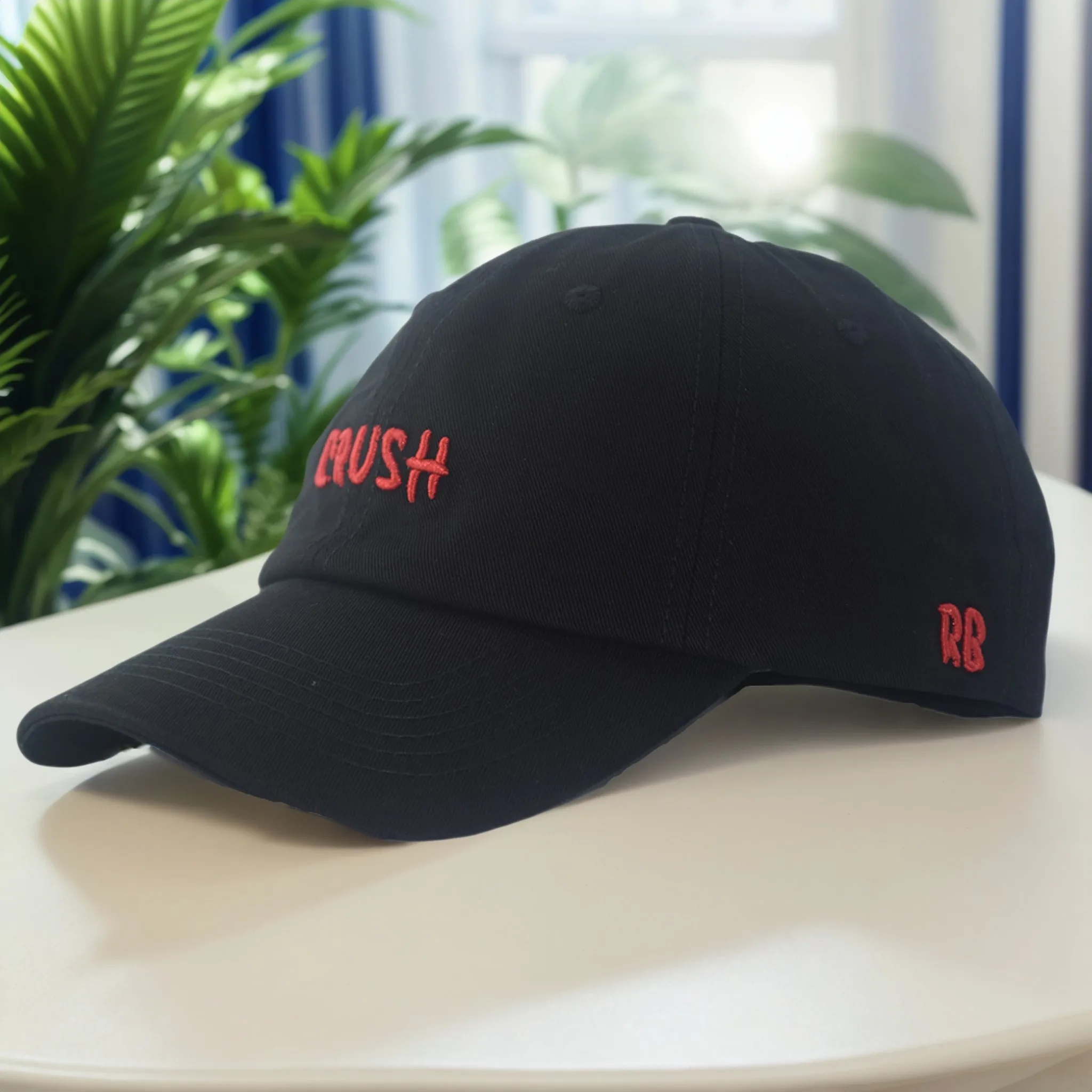 

RB 100% Cotton Baseball Caps Embroidery“crush” Baseball Cap for Women Unisex Soft Dad Hat