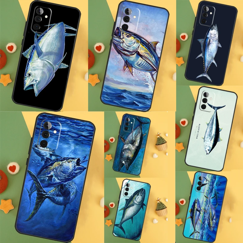 Bluefin Tuna Cover For Samsung Galaxy A15 A25 A35 A55 A52 A32 A12 A14 A34 A54 A51 A71 A53 A33 A13 Case