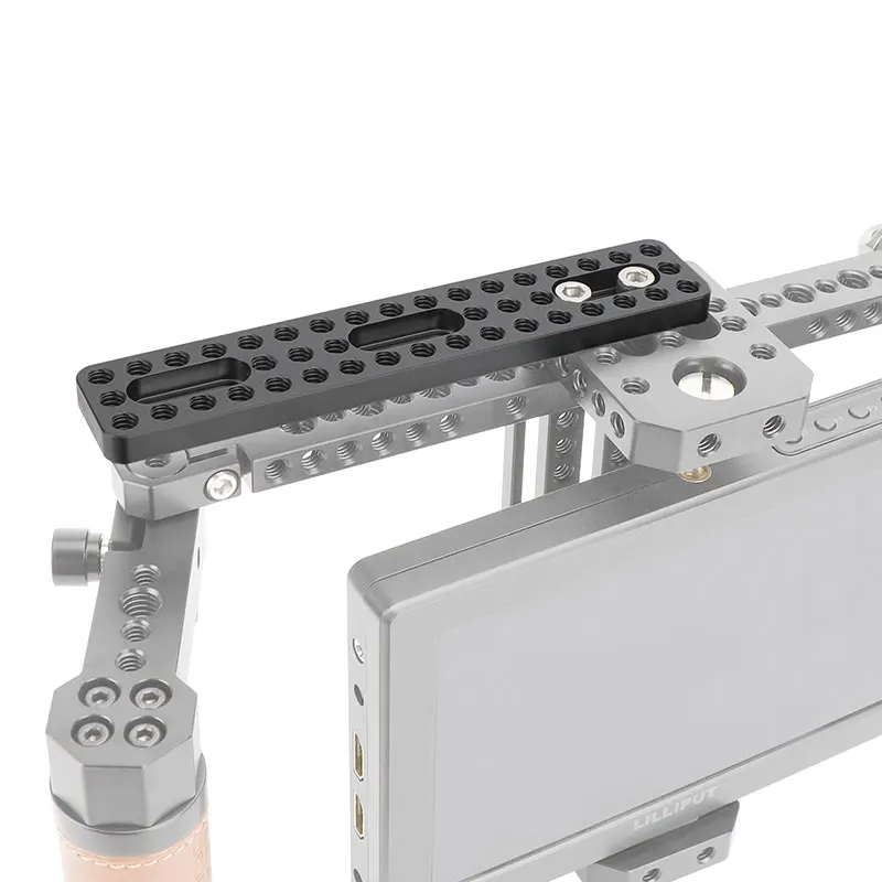 CAMVATE Camera Baseplate Extension Long Cheese Plate With Multiple 1/4\