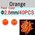 2.8mm Naranja 40 piezas