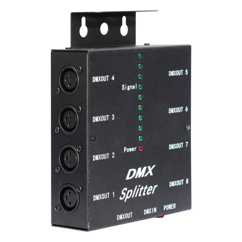 Imagem -06 - Isolado Optical Isolado Splitter Portas Amplificador para dj Disco Dmx Iluminação de Palco 3pin Dmx512