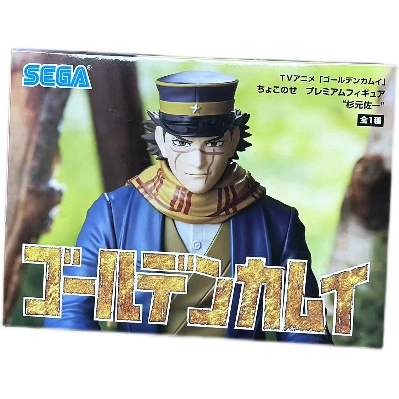 오리지널 세가 일본 애니메이션 골든 카무이 언데드 스기모토 사이치 앉아있는 자세 인스턴트 누들 데스크탑 장식 모델 피규어