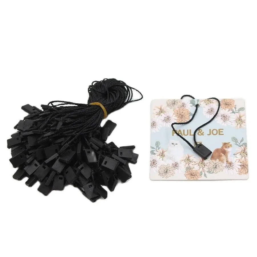 200PCS/Lot Clothing Tag Rope Cords Polyester Hanging Tablets For Garment Bag Toys Tags Cards, DIY Clothing Lables Accessories