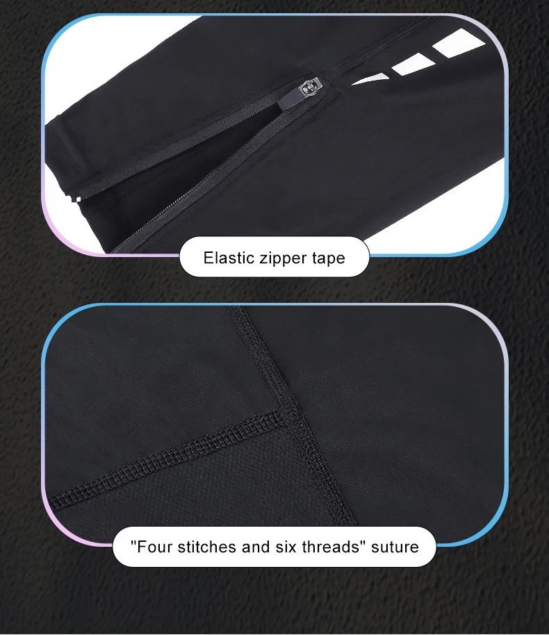 X-TIGER Fahrrad-Beinmanschette, Sport-Armmanschette, Sonne, Anti-UV-Beinärmel, Eisstoff, Fahrrad-Beinmanschette, Laufen, Fitness, Radfahren, Armstulpen – Detail 10