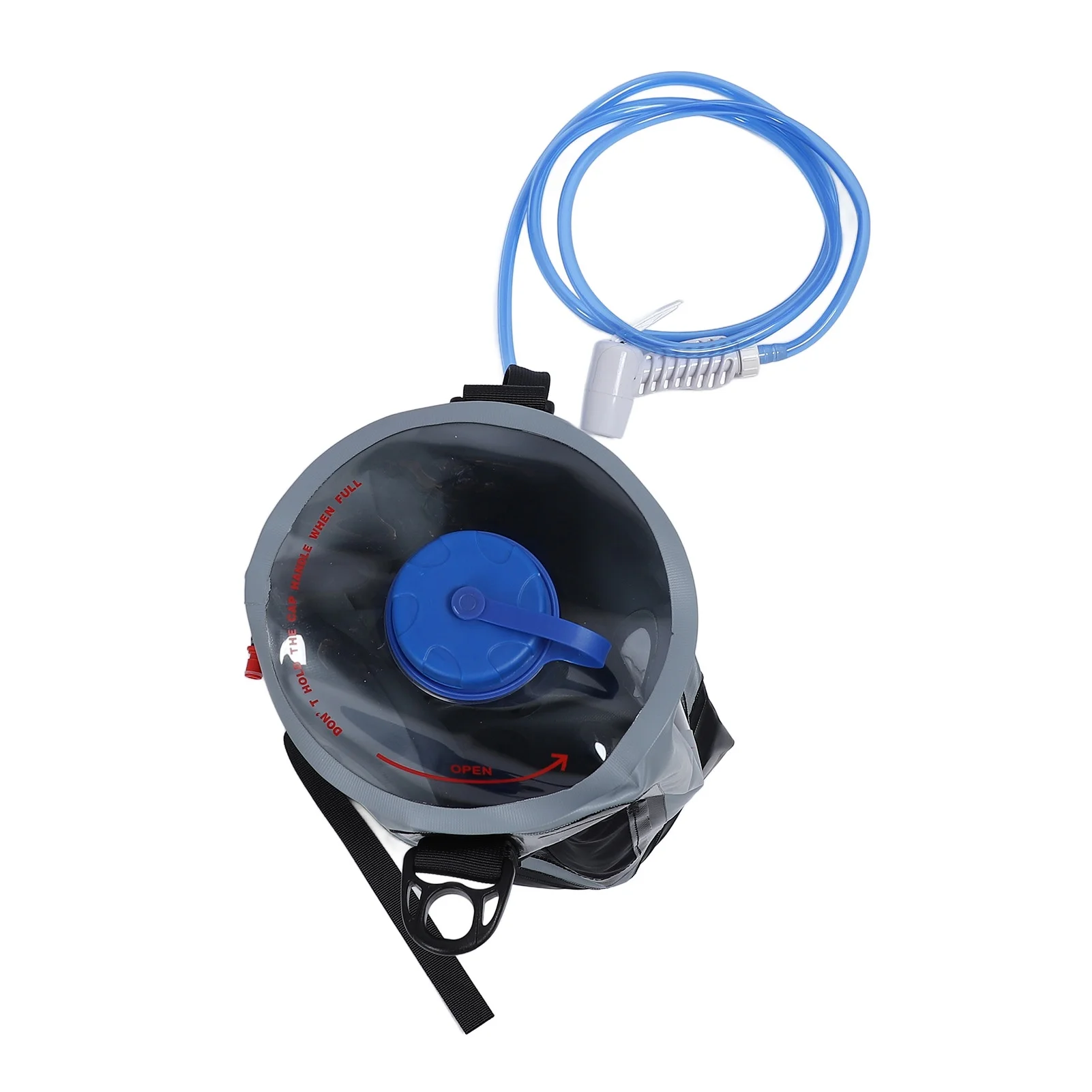 Camping Shower 12L Portable PVC with Shower Head Air Pump Hiking Shower Bag for Mountaineering Car Washing view 2