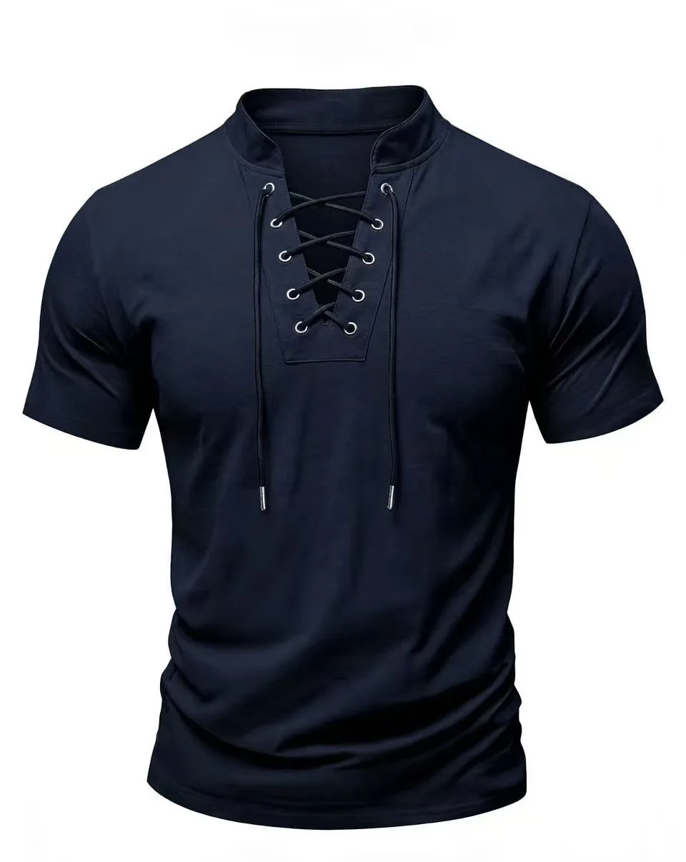 Grenzübergreifendes Neues Produkt: Modisches, Lässiges Kurzarm-T-Shirt für Herren im Sommer – Detail 27