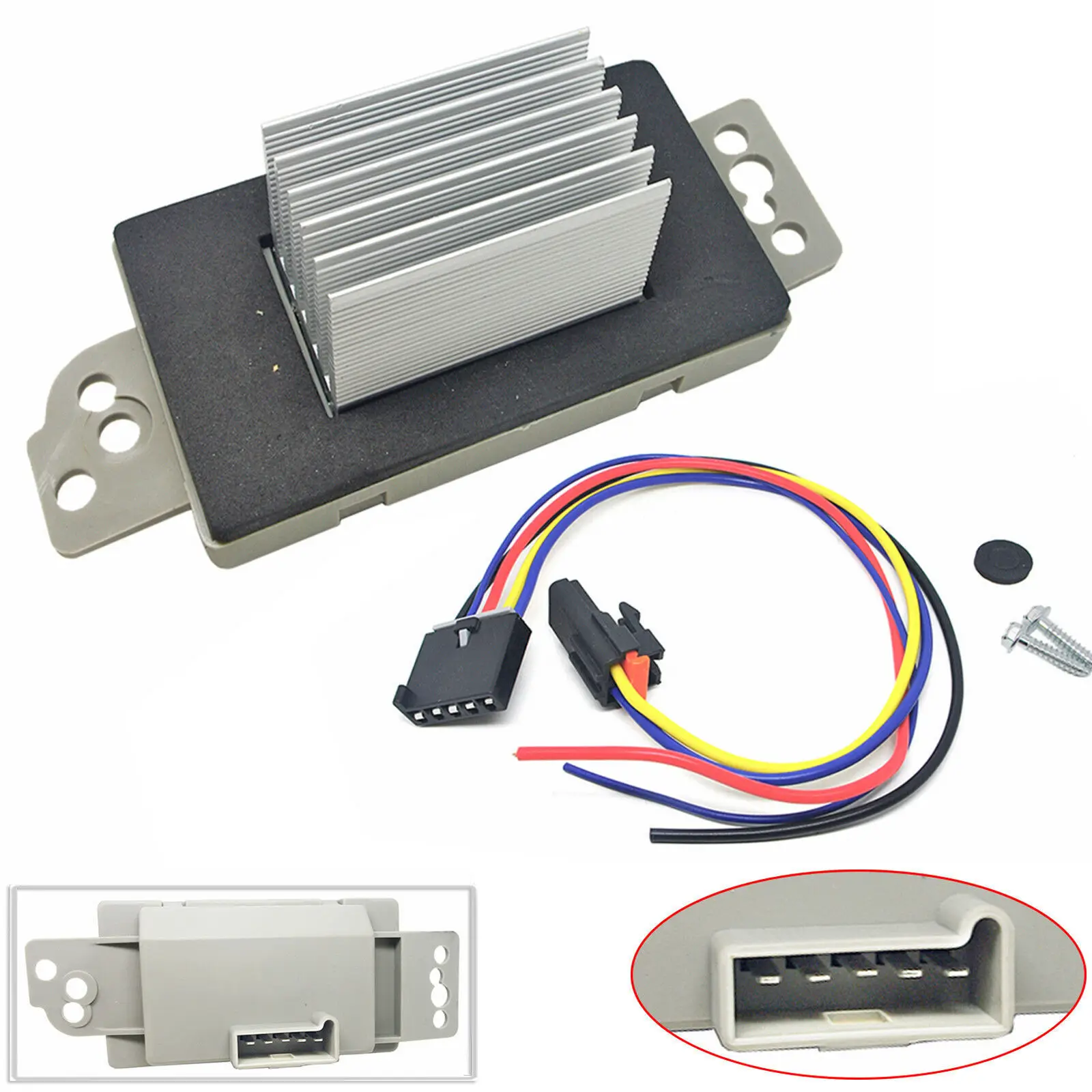 

​10325408 ​15-81773 For Blower Motor Resistor Speed Control Module Upgrade Kit 93803636 1580567 89018964 52413530 52409643