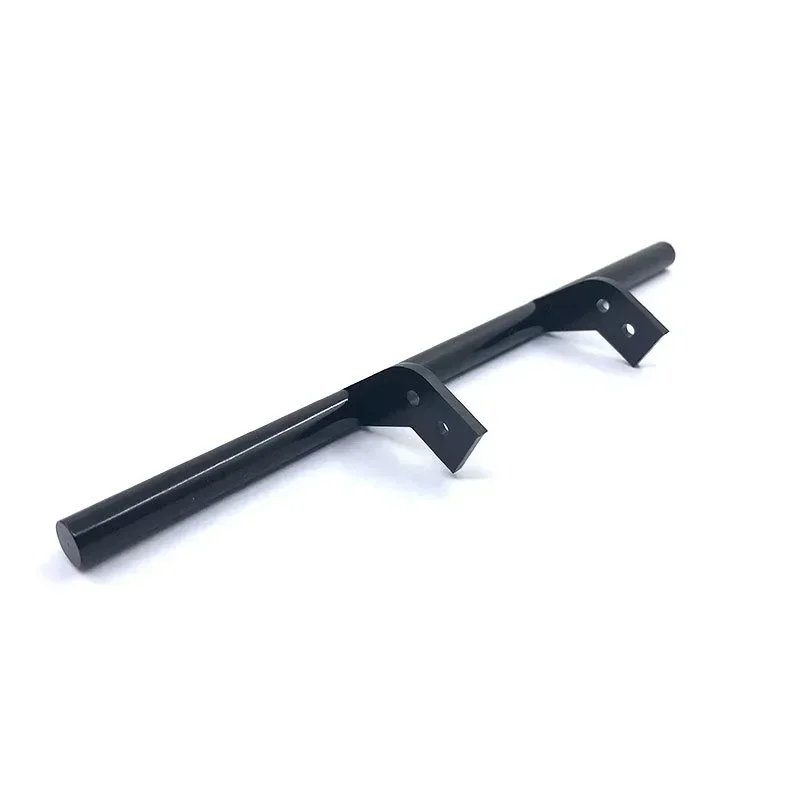 Metalowy czarny tylny zderzak symulacyjny do modyfikacji przyczepy RC Tamiya w skali 1/14, metalowy tylny zderzak, tylny zderzak