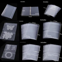 Cutting Dies Storage Book for Scrapbooking Album Inner Page Cover Template Container DIY Stencil Organizer Booklet